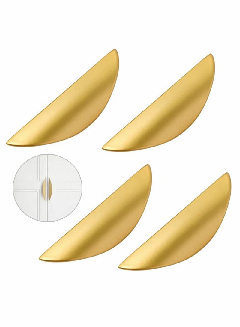 Y&D Cupboard Handles, Gold Drawer Knobs, Door Cabinet Furniture Handle with Screws, Kitchen for Wardrobe Door, Doors, and Home Decorating(117 mm, 4Pcs)  - Image 1