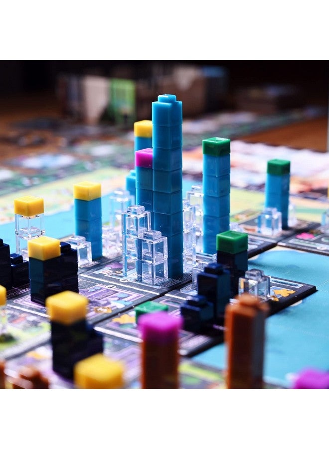 AEG Games AEG Rolling Heights | Roll Your Meeples, Build The City | Push Your Luck, Pool Building Construction Game Set in The 1920's | 2-4 Players | Ages 10+ - Image 3