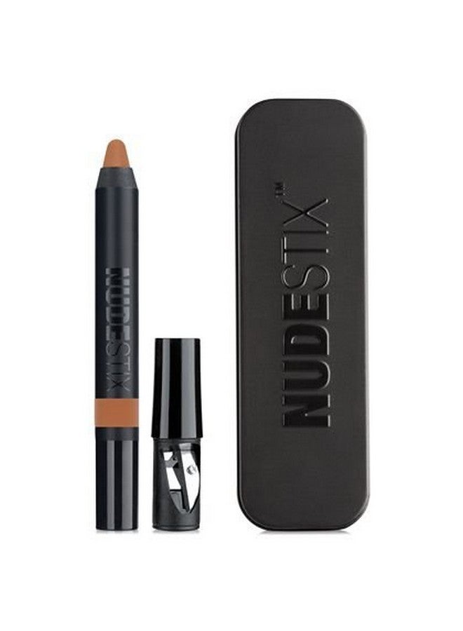 Nudestix Magnetic Matte Eye Color Pencil, Eyeshadow + Eyeliner + Eyelid Primer, Cream Makeup Stick, Long Lasting, Waterproof, Shade: Taupe