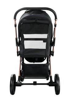 Two-Way Baby Stroller | Excellent Shock Absorber | Front and Parent Facing | Large Canopy and Seat | 5-Point Harness | Cup Holder | Large Basket | Quick Folding | 0-36 Months |Black - pzsku/Z0AAE8D9ECF4F90AD2AACZ/45/1741230157/9fd843ca-5b42-4b9d-9676-af6e28d41e0f