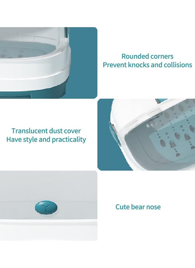 Flip Cover Dustproof Baby Drain Bottle Holder