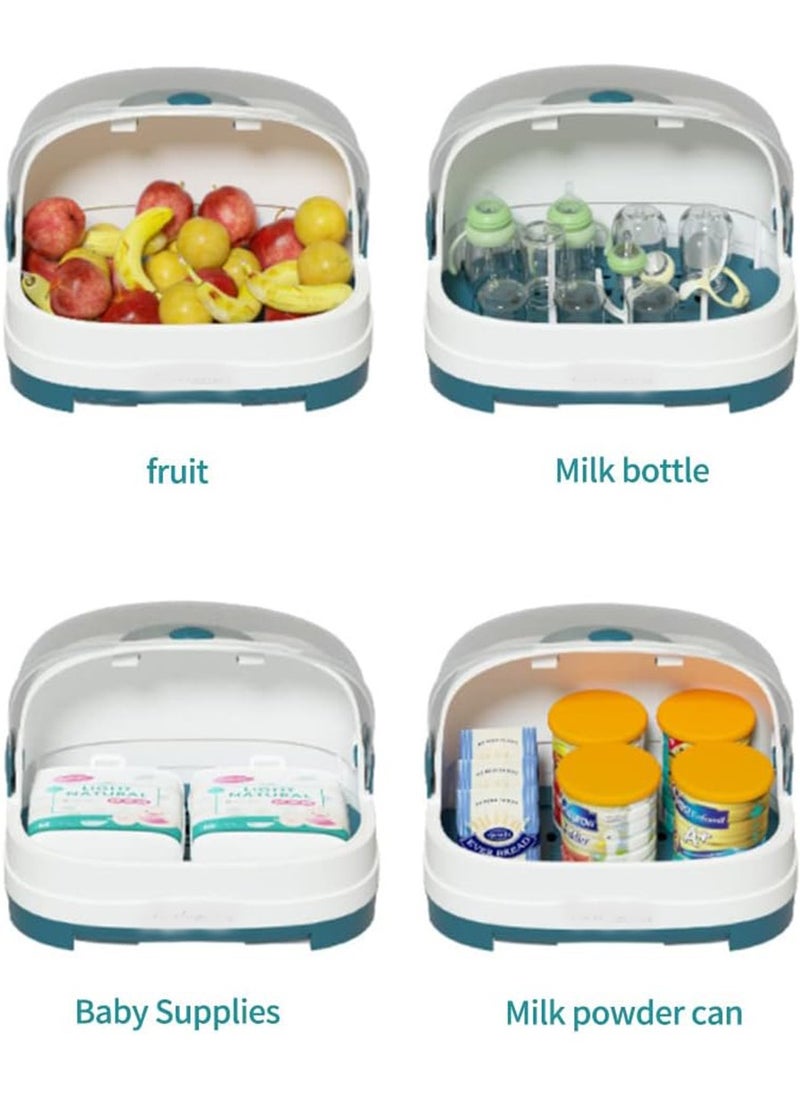 Flip Cover Dustproof Baby Drain Bottle Holder