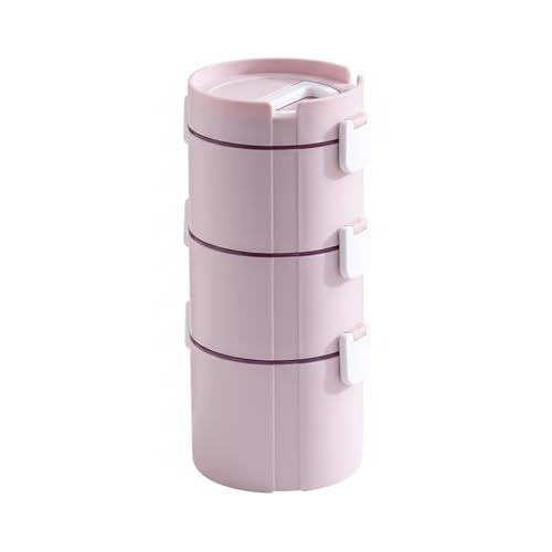 House of Quirk 3-Layer 304 Stainless Steel Lunch Box | Large Capacity Leak-Proof Food Storage Container for Office, School & Travel (White) - Image 1