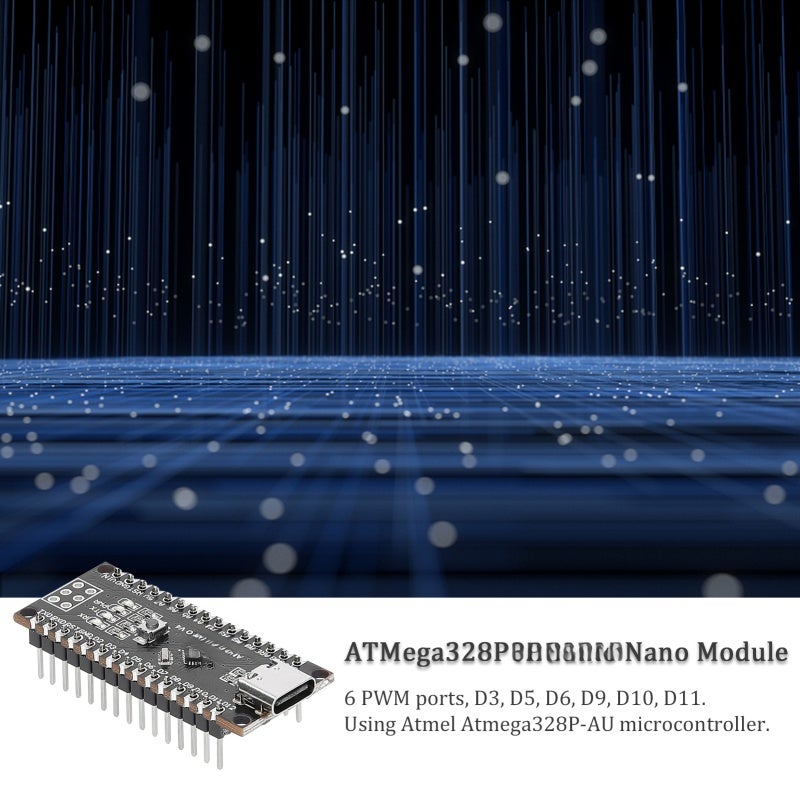 ATmega328P Module 5V-12VDC: With 12 Digital I/O Ports 6 Analog Input Ports - TTL Level Serial Transceivers Ports for Electronic Hobbyists And DIY Projects - Image 5