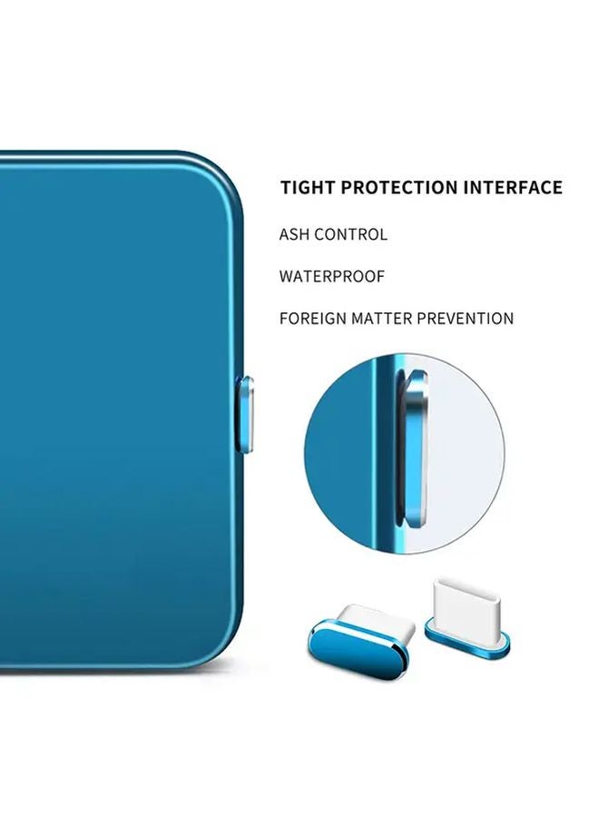 5pcs Rose Golden Metal Type C Charging Port Dust Plug Protector Universal Dustproof Cover - Image 5