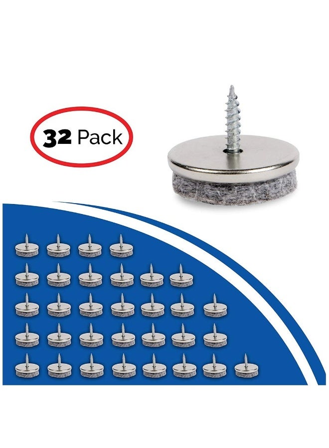 Furniture Felt Pads Furniture Pads With Easy Screw Installation Are Ideal Floor Protector Pads - Image 2