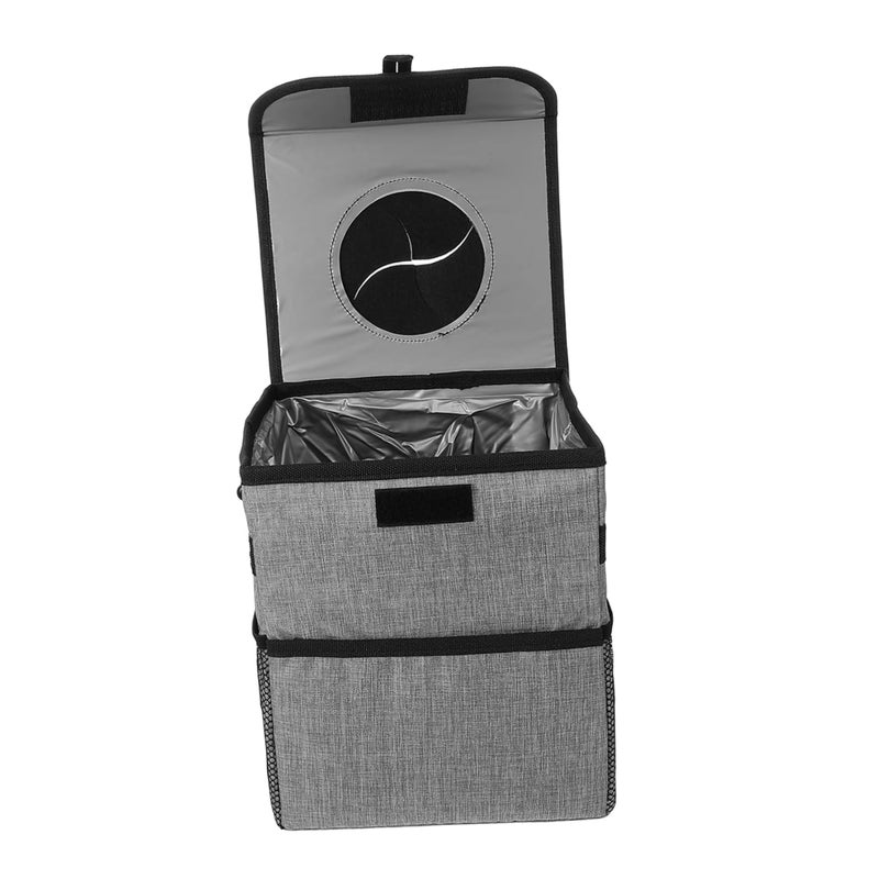 Home & light industrial compatible VOSAREA Vehicle Trash Bin Portable Car Trash Bag Organizer Folding Design for Storage Grey for Daily Use and Cleanup Compact Wear resistant KSA market popular practical build Easy transit optimized build Elegant practical multi-option build Simple multi-feature practical build Season change compatible build Affordable trusted craftsmanship Simplified versatile design Durability boost selected material Diverse purchase plan Heat insulation layer User feedback upgraded quality All environment compatible All condition resistant crafted quality Updated modern design Storage & transit friendly Moisture proof Shop & home all-space compatible Consistent steady quality All condition fit Wide usage compatibility Home & light industrial compatible Labor saving optimized design Global simple assemble options - Image 1