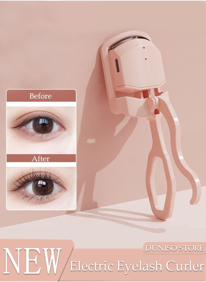 DUNISO Heated Eyelash Curlers,Fast Heat up Within 30s, Long Lasting Rechargeable Electric Eyelash Curler with Temperature Control,Safe Anti,Burn Lash Curler,Quick Natural Curling Eye Lashes  - Image 1