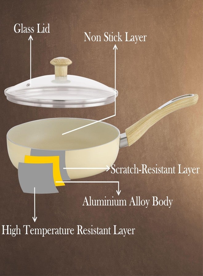 COOKWELL Non Stick Frying Pan (German Microcrystal Technology) (26 CM, Granite) - Image 3