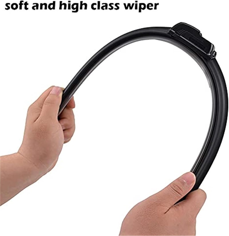 DEMULAX Front Rear Wiper Blades Kit for Land Rover Discovery 3/4 - Image 3