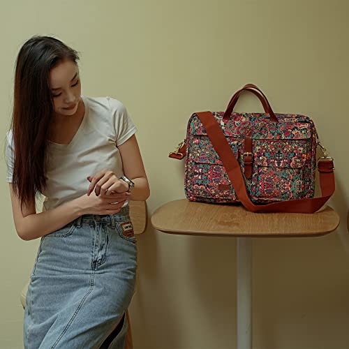 Baosha Multicoloured 17inch Laptop Computer Bag Messenger Bag Briefcase for Women BC-07 (HS) - Image 3