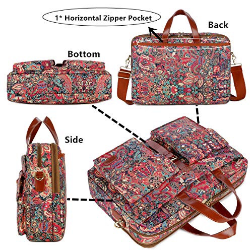 Baosha Multicoloured 17inch Laptop Computer Bag Messenger Bag Briefcase for Women BC-07 (HS) - Image 2