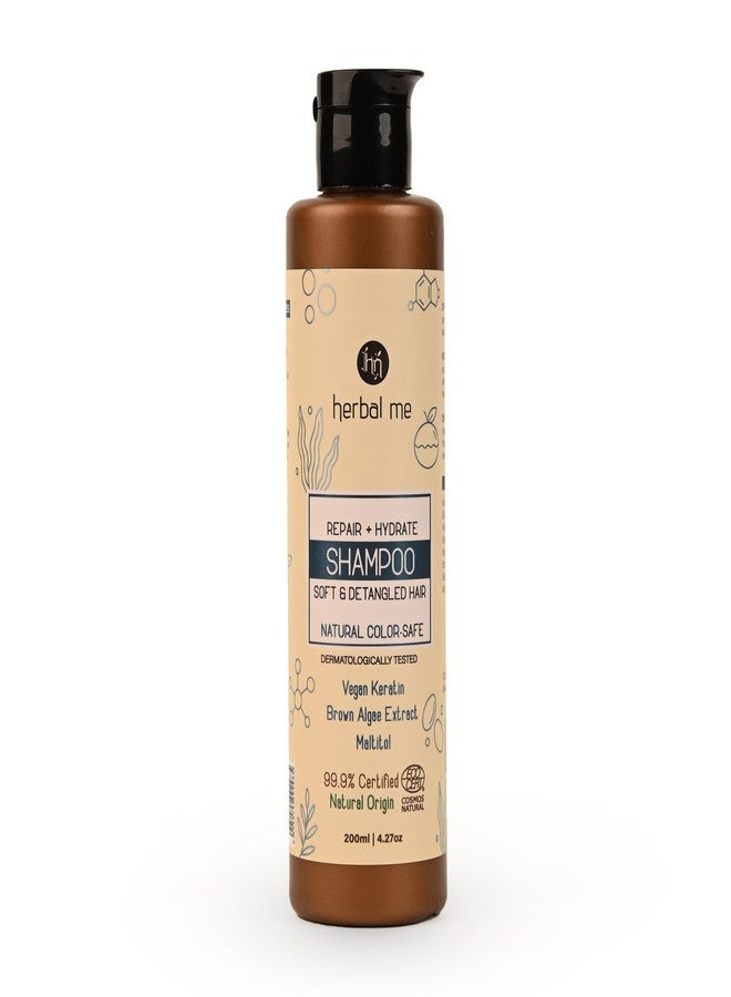 Herbal Me Combo Pack Of 2 , Natural Dark Brown Hair Colour with Repair-Hydrate Shampoo , Chemical Free - Image 5