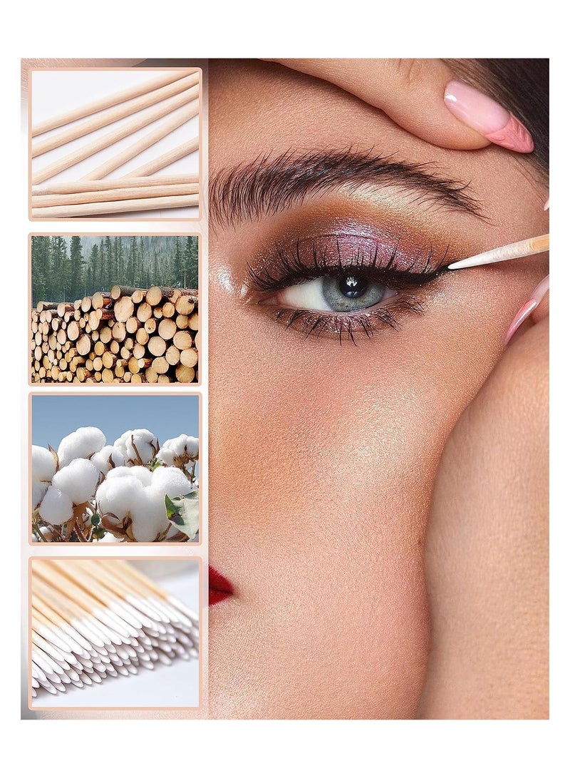 Generic 100PCS Microblading Cotton Swab,  4 Inch Micro Blading Sticks for Tattoo, Makeup And Manicure  - Image 2