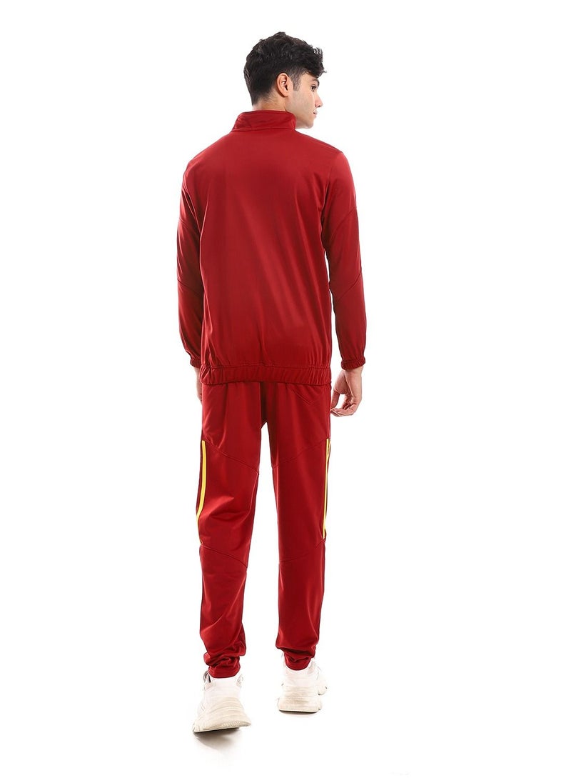 Caesar Hoodie With Pants Training Suit And Lined Design  - Image 4