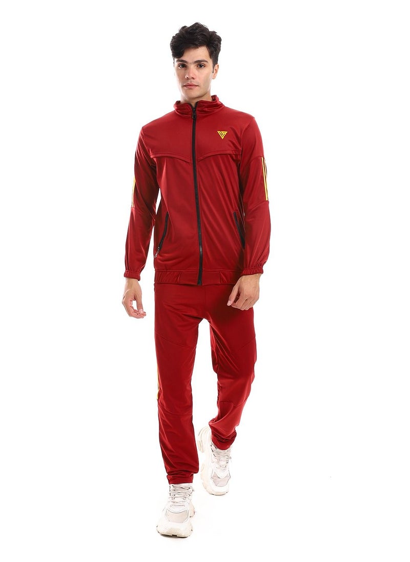 Caesar Hoodie With Pants Training Suit And Lined Design  - Image 1