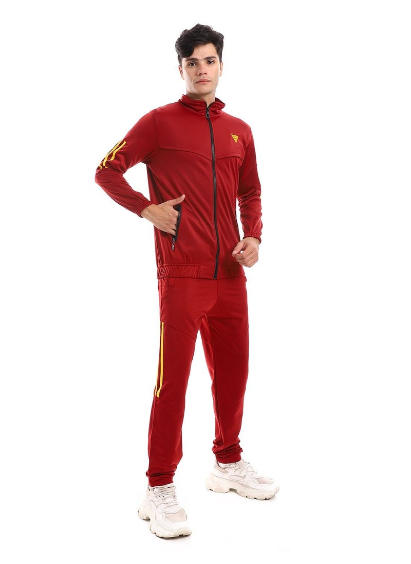 Caesar Hoodie With Pants Training Suit And Lined Design  - Image 2