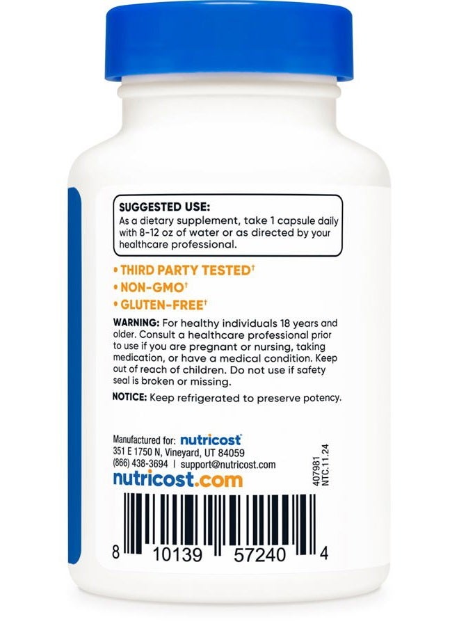 Nutricost Probiotic Complex - 50 Billion CFU, 60 Capsules - Probiotic for Men and Women - Vegetarian Capsules, Non-GMO, Gluten Free - Image 4