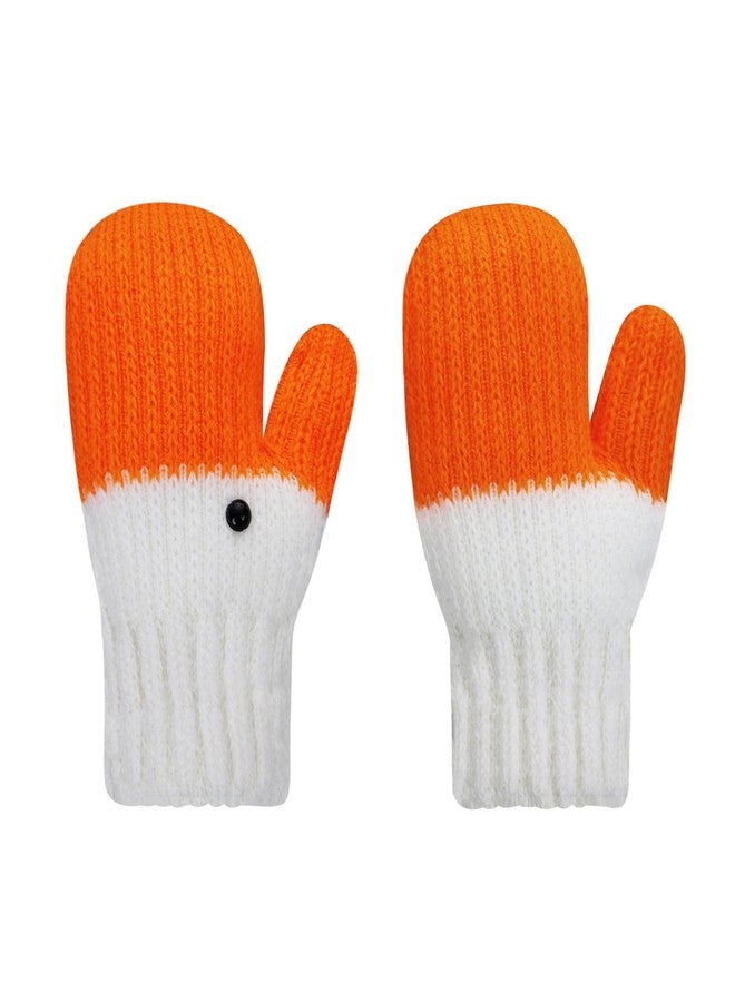 PURFUN Toddlers Infants Funny Goose Knitted Gloves, Baby Girls Boys Duck Swan Animal Design Mittens Winter Thick Fleece Lining Outdoor Playing Walking Cycling Camping Ski Full Finger Gloves Mitts - Image 3