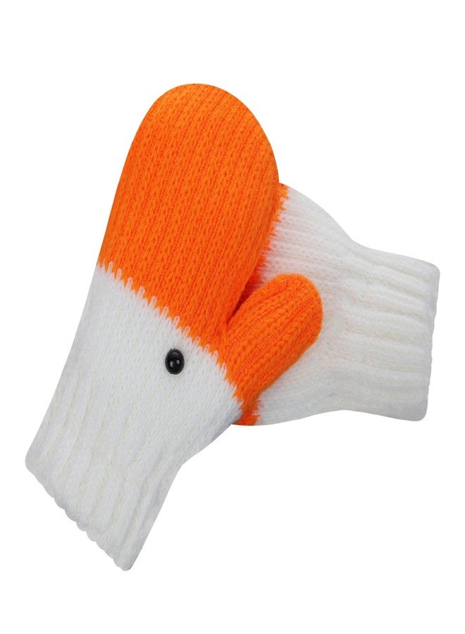 PURFUN Toddlers Infants Funny Goose Knitted Gloves, Baby Girls Boys Duck Swan Animal Design Mittens Winter Thick Fleece Lining Outdoor Playing Walking Cycling Camping Ski Full Finger Gloves Mitts - Image 5