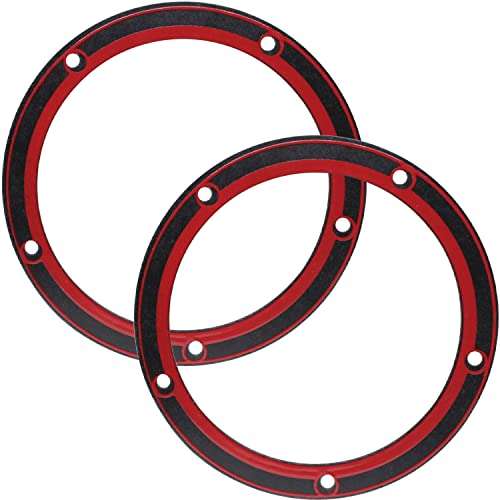 amavoler 5 Holes Twin Cam Derby Cover Gasket Fits for Harley Touring Dyna Electra Glide Softail Fatboy FXD 19992016 2541699X 2 pcs - Image 1