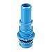 uxcell No7L3Z6A666A PCV Valve Fitting for Ford E150 E250 E350 F150 F250 F350 Crown Victoria Exhaust Positive Crankcase Ventilation Valve Fittings Blue - Image 2