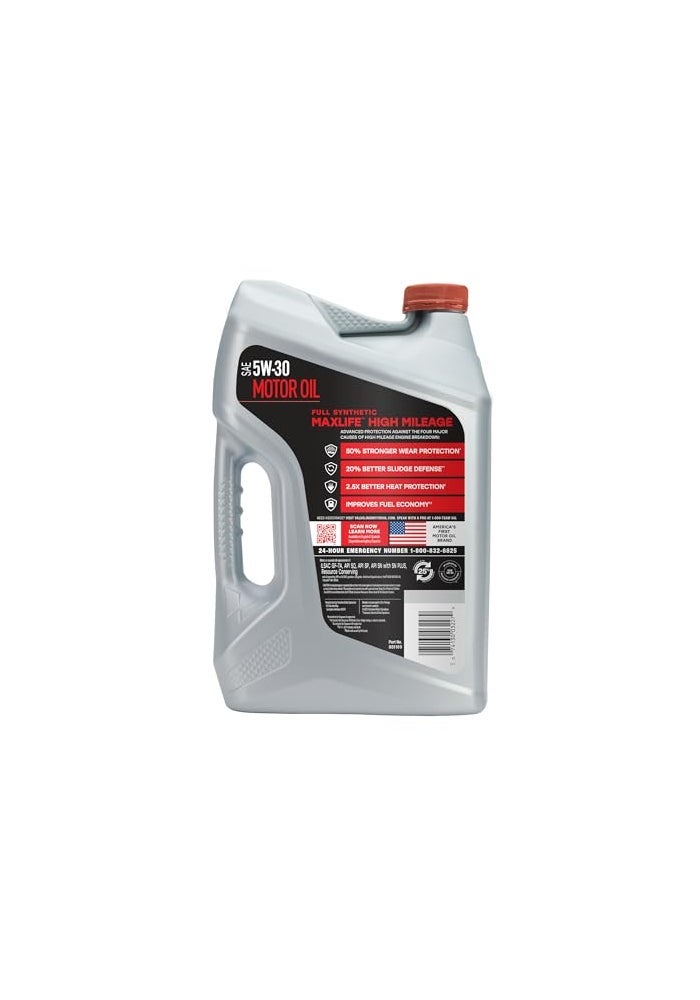 Valvoline زيت محرك فالفولين الاصطناعي بالكامل عالي المسافة بتقنية ماكس لايف 5W30 5 كوارت - Image 4