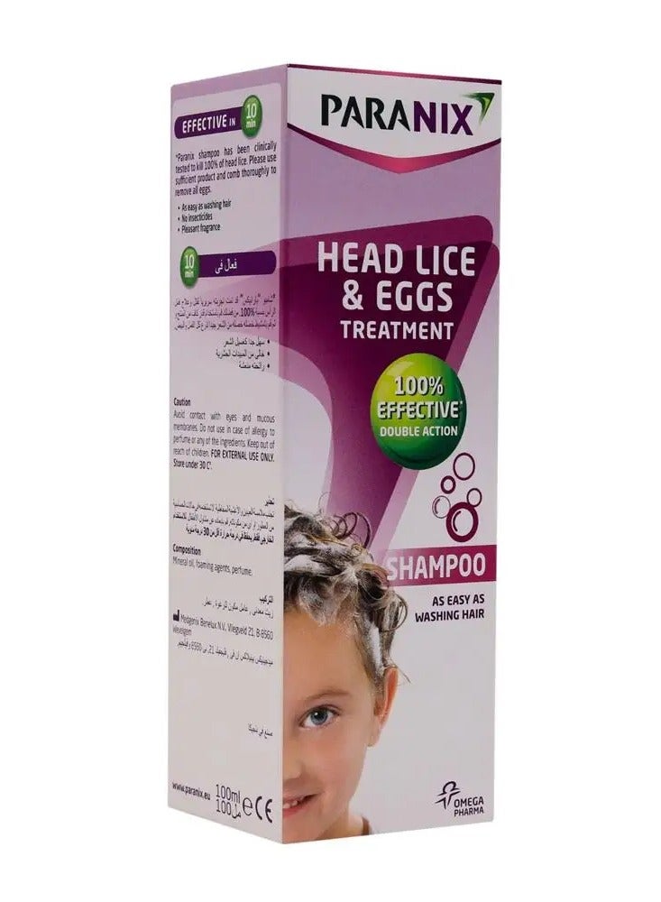 شامبو بارانيكس لقمل الرأس والبيض، 100 مل
