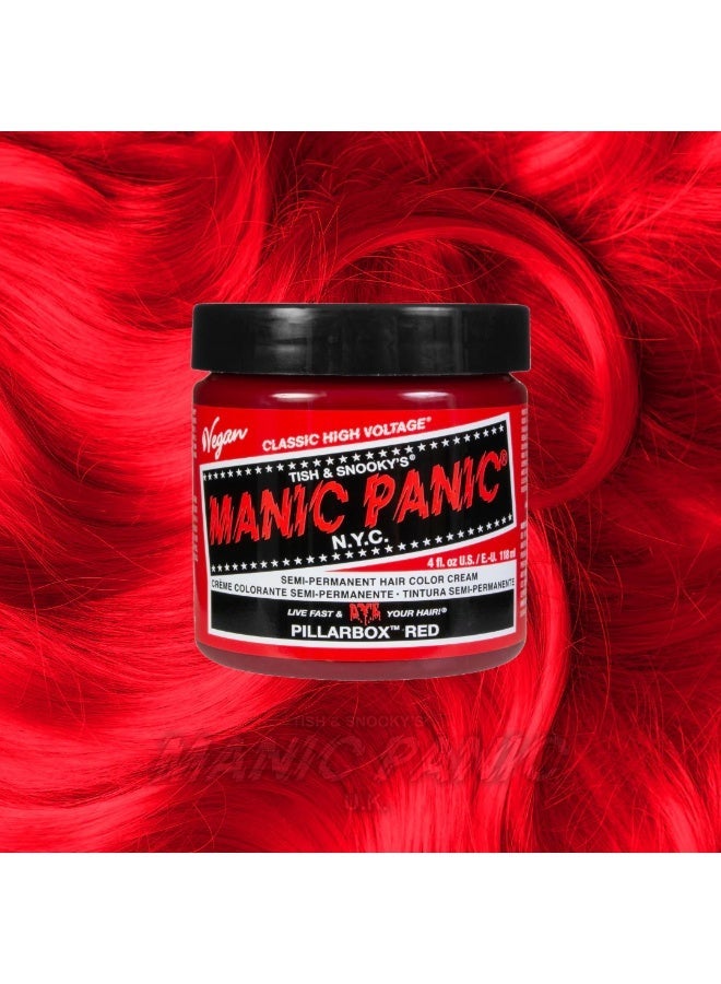 مانيك بانيك كريم صبغة الشعر شبه الدائمة "مانيك بانيك كلاسيك هاي فولتج" (Manic Panic Classic High Voltage) - لون أحمر "بيلار بوكس" (Pillarbox Red) - 118 مل - Image 4