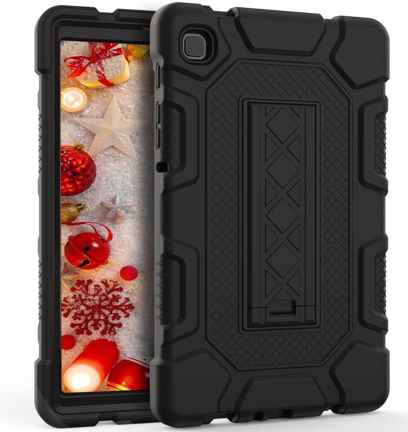 Rantice Samsung Galaxy Tab A7 Lite Case with Kickstand, Shockproof Rugged Case for Kids 8.7 Inch 2021 Tablet A7 Lite (SM-T220/T225), Black - Image 1