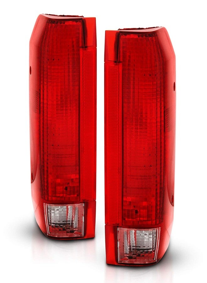 AmeriLite Red Replacement Tail Light Assembly Set for Ford Bronco / F150 F250 F350 Styleside Pickup - Driver and Passenger Side - Image 2