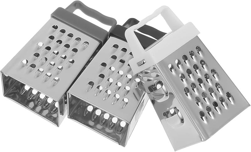 Stainless Steel Vegetable Slicer Grater 3PCS Set for Carrot Potato Cheese Easy Storage Kitchen Tool - Image 2