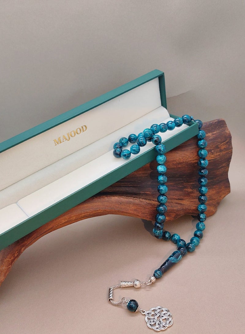 45 Amber Resin Prayer Beads/Tasbih/10mm/For Men And Women