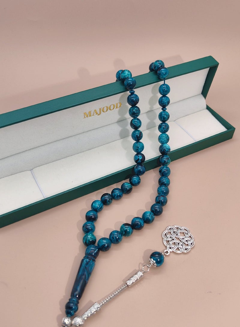 45 Amber Resin Prayer Beads/Tasbih/10mm/For Men And Women