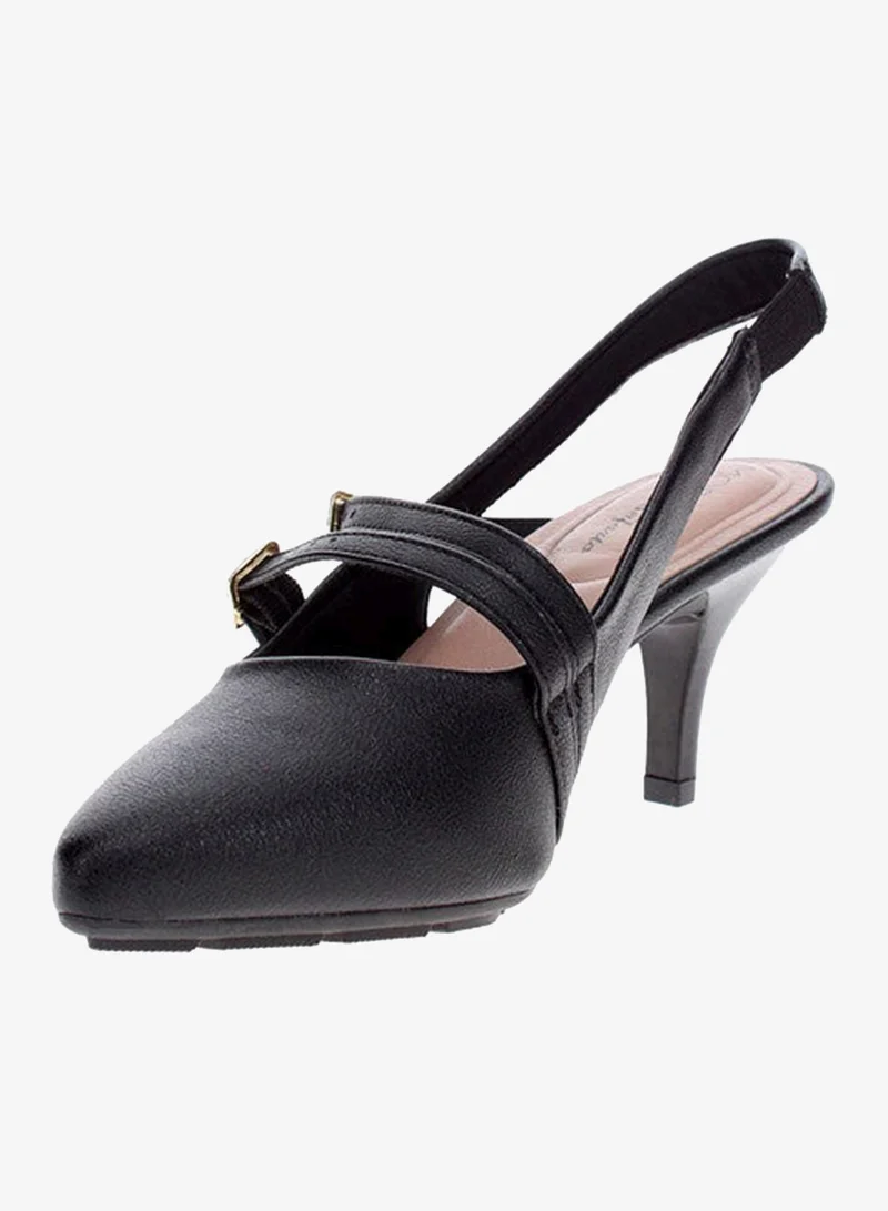 مودار حذاء بكعب منخفض للنساء - حذاء أنيق بكعب عالٍ للمكتب وأحذية كلاسيكية للبنات