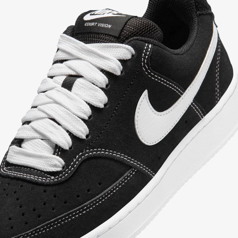 Nike Black Women's Court Vision Low Shoes for Women | Best Price UAE