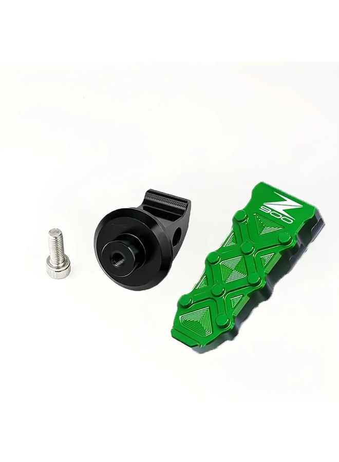 Red CNC Aluminum Adjustable Rear Footrest Pads for Kawasaki Z900 2017-2022 - Image 5