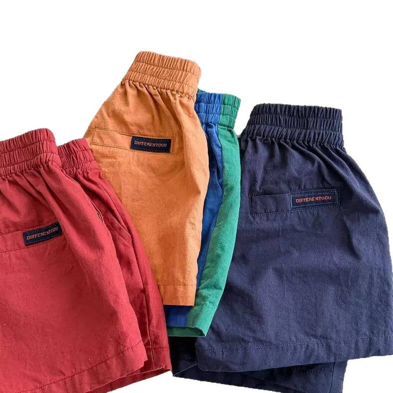 Kids Cartoon Letter Embroidery Quick-Dry Shorts - Image 5