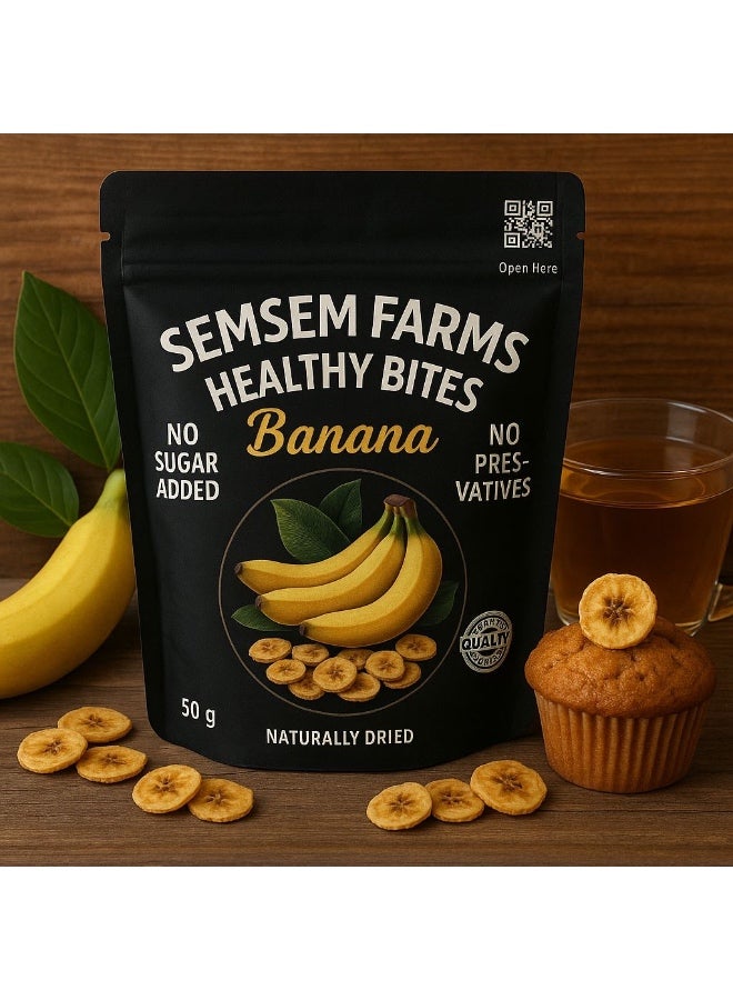 Semsem Farms Dried Banana Slices  - Image 3