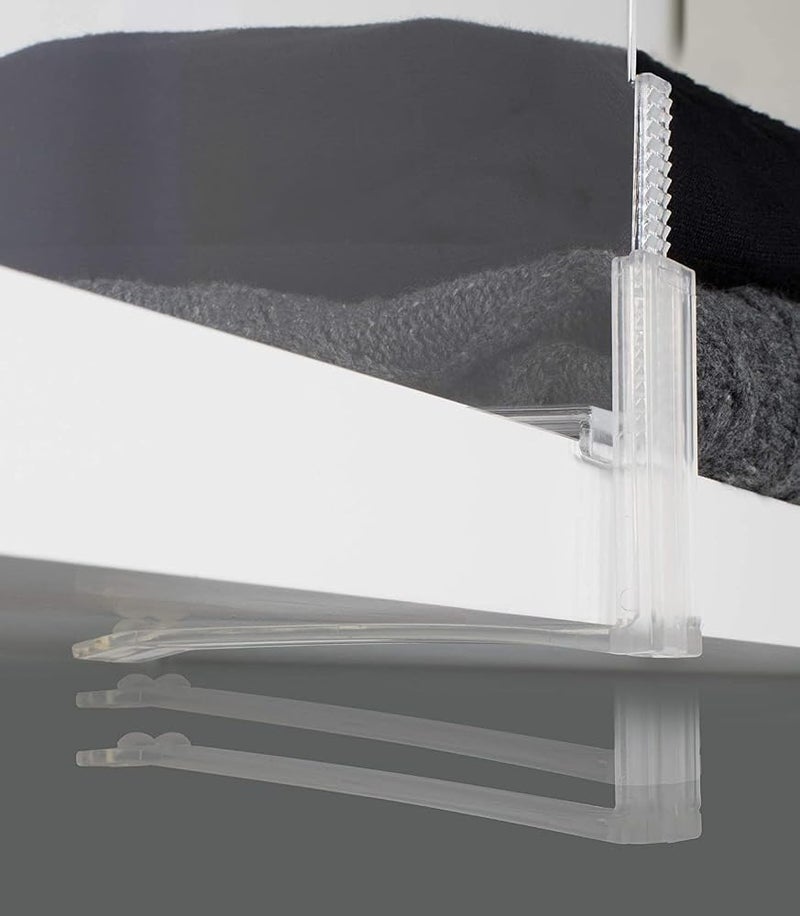BPA® Acrylic Shelf dividers 4 Pack-Closet Organizer and Storage for Purses, Sweaters- Set of 4, 4 piece - Image 5