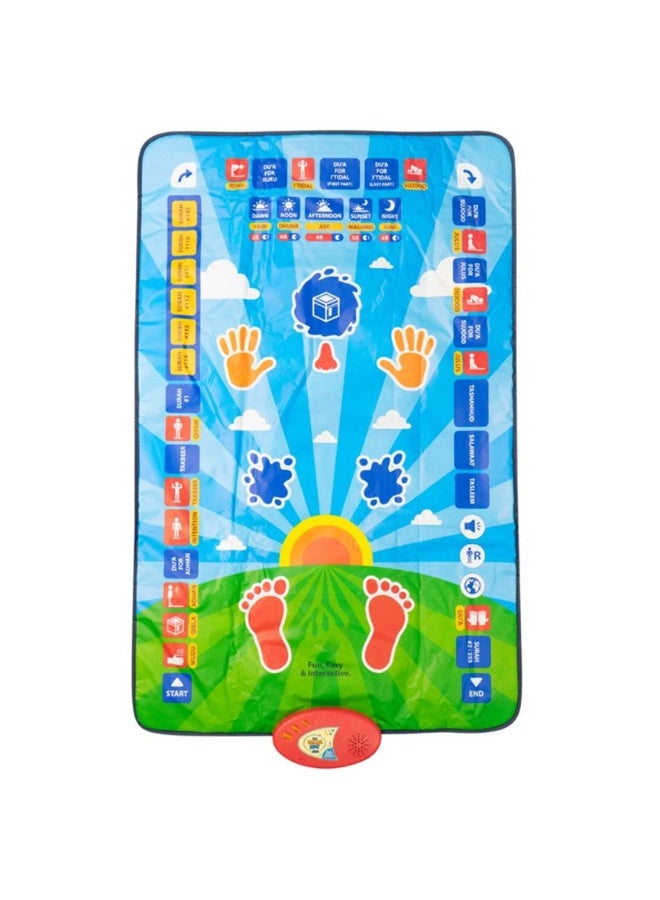 سجادة تعليم الصلاة الذكية للأطفال بـ7 لغات – تعليم ممتع وتفاعلي يغرس حب الصلاة في قلوب الصغار - Image 2