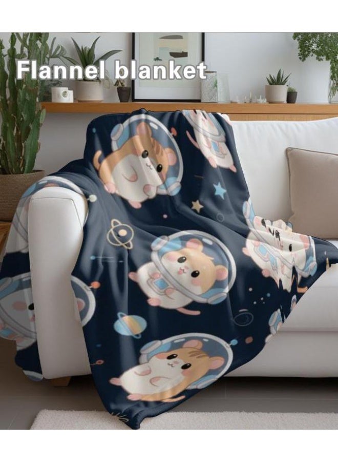 عام بطانية رقيقة من الفانيلا الكرتونية للأطفال والرضع (دافئة ومريحة، ومناسبة للنوم والألعاب) 70 سم * 100 سم - Image 2