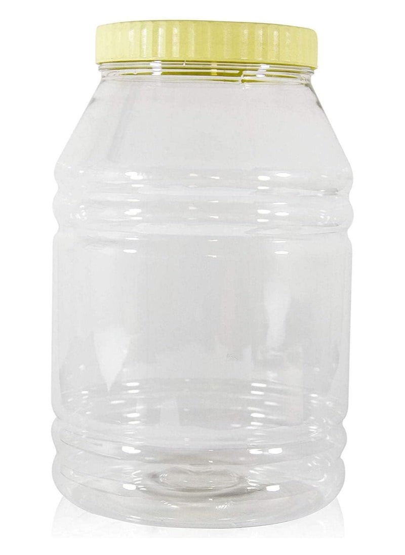 XPO Plastic Pet Transparent Jar 5000ml - Clear Container Kitchen Box 