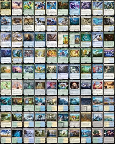MTG Decks & More Final Fantasy Magic The Gathering Commander Deck Chocobo Bird Bant Blue Green White EDH cEDH 100 Card Custom MTG Deck Very Strong - Image 1