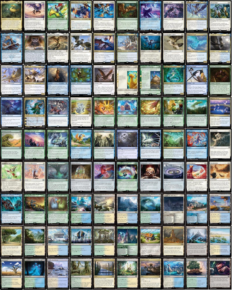 MTG Decks & More Final Fantasy Magic The Gathering Commander Deck Chocobo Bird Bant Blue Green White EDH cEDH 100 Card Custom MTG Deck Very Strong - Image 3