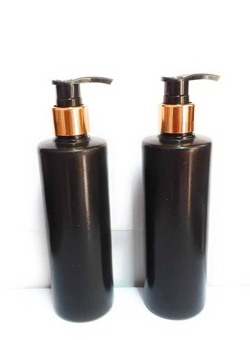 Shree MAHA Refillable Hand Soap Dispenser | Unbreakable Liquid Soap/Shampoo/Hand wash/Sanitizer/Lotion Dispenser Plastic Bottle for Kitchen, Wash-Basin and Bathroom - 250ml (Pack of 2) - Image 1