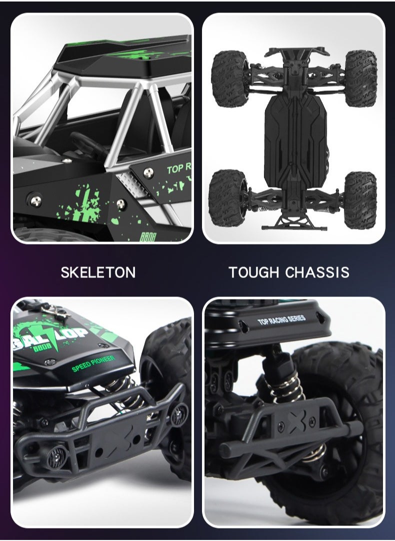 Alloy material shell 1:16 All-terrain adaptation 4WD High-Speed Car  - Image 5