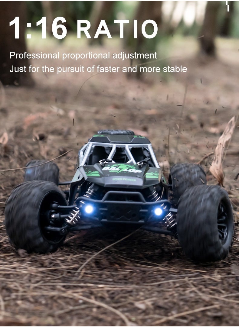 Alloy material shell 1:16 All-terrain adaptation 4WD High-Speed Car  - Image 2