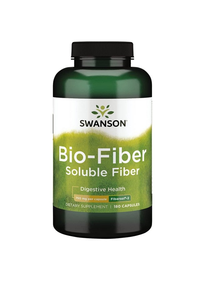 Swanson Bio-Fiber- 750 Milligrams 180 Capsules - Image 1