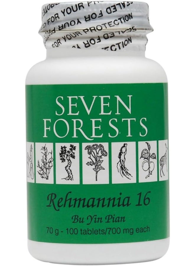 Seven Forests Rehmannia 16, 100 Tablets - Image 1